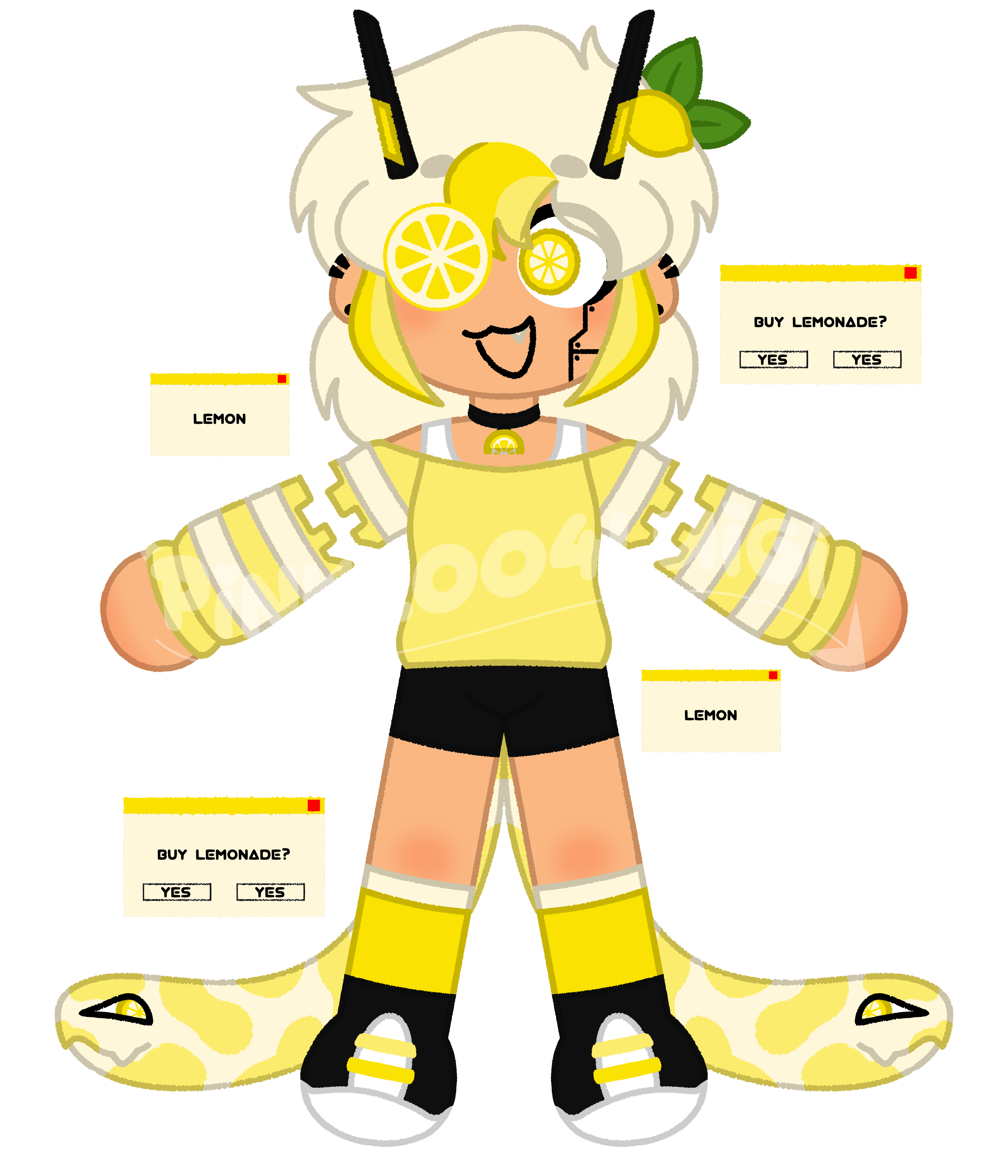 OC Reference - L3M0N4D3